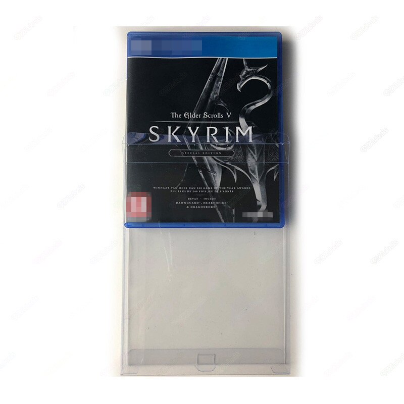 Box-Schutzhülle für PS4, Blu-ray, Xbox One & für PS3-Spiele,  benutzerdefinierter durchsichtiger Kunststoffschutz