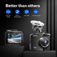 AZDOME GS63H Nachtsichtkamera, Dash Cam Dual Lens 4K UHD, Aufnahme der gefahrenen Strecke beim Autofahren